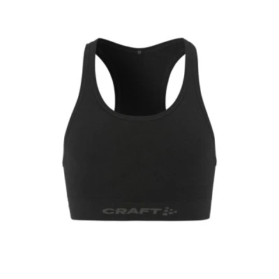 Craft Wool Seamless W 1916663 dámská podprsenka - černá (999000)