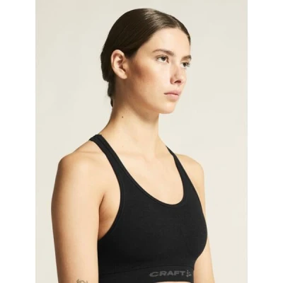 Craft Wool Seamless W 1916663 dámská podprsenka - černá (999000)