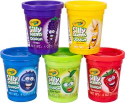 CRAYOLA Tvarovací hmota vonící ovoce 113g v kelímku 5 druhů