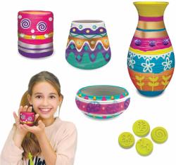 CreaFun Hrnčířský kruh dětský kreativní set výroba keramiky na baterie