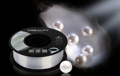 Creality CR-Silk PLA filament (bílý)