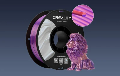 Creality CR-Silk PLA filament (růžovo-fialový)