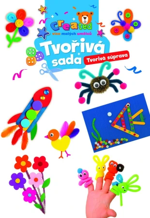 Created Tvořivá dětská velká kreativní sada v plastové tašce