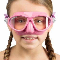 CRESSI Dětská maska MOON 5-12 let POUZE transp./zelená (VÝPRODEJ)