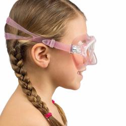 CRESSI Dětská maska MOON 5-12 let POUZE transp./zelená (VÝPRODEJ)