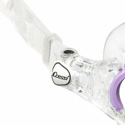 CRESSI Dětská maska MOON 5-12 let POUZE transp./zelená (VÝPRODEJ)