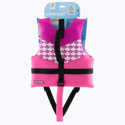 Cressi Dětská plavecká vesta FROGGY POUZE 3/6 let (18/25 kg) růžová/lila (VÝPRODEJ)