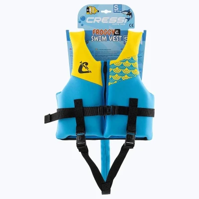 Cressi Dětská plavecká vesta FROGGY POUZE 3/6 let (18/25 kg) žlutá/modrá (VÝPRODEJ)