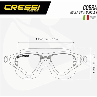 Cressi Plavecké brýle COBRA XP