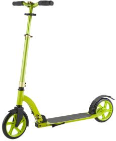 CRIVIT Koloběžka Big Wheel 8 limetková skládací hliníkový rám