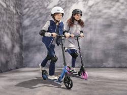 CRIVIT Koloběžka Big Wheel 8 modrá skládací s odpružením