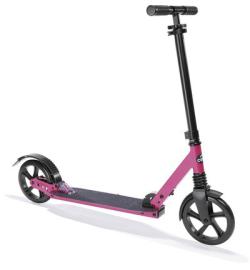 CRIVIT Koloběžka Big Wheel 8 růžová skládací s odpružením