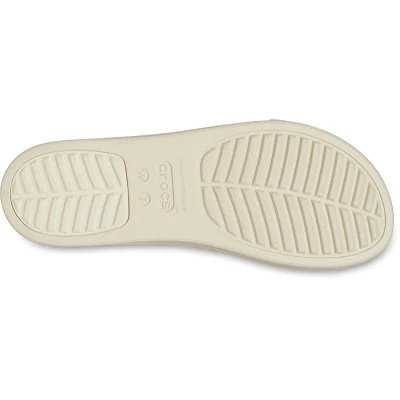 Crocs Brooklyn Snake Buckle Low Wedge vanilla/multi dámské sandály