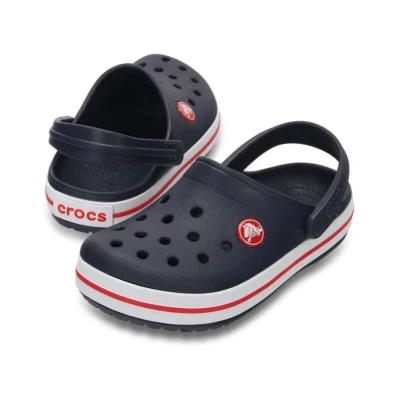 Crocs Crocband Clog T navy/red dětské nazouváky