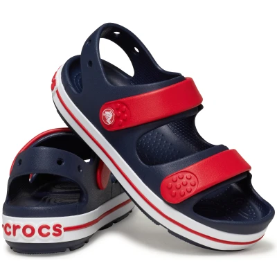 Crocs Crocband Cruiser Sandal T navy/varsity red dětské sandály