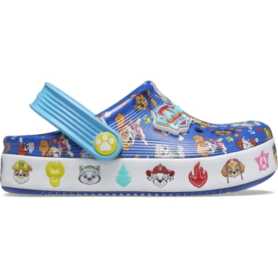 Crocs Paw Patrol Off Court K blue dětské nazouváky