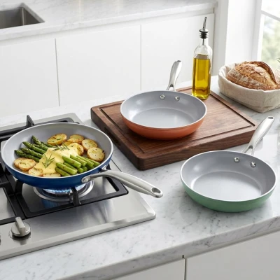 Cs Kochsysteme Pánev s keramickým povrchem Terra 24 cm oranžová