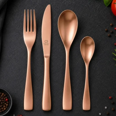 Cs Solingen CS-080181 Sada příborů nerez 24 ks BOCHOLT ROSEGOLD