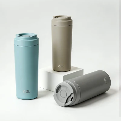 Cs Kochsysteme Termohrnek LUMA 600 ml šedá