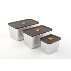 Cs Solingen Dóza na potraviny sada 3 ks s víkem 550, 1500, 2100 ml