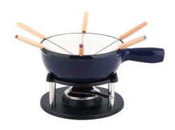 Cs Solingen CS-081522 Fondue litinové sada ALPEN modrá