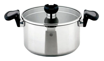 Cs Solingen Hrnec s cedící poklicí nerez Aron 20 cm Cs Solingen Hrnec s cedící poklicí nerez Aron 20 cm