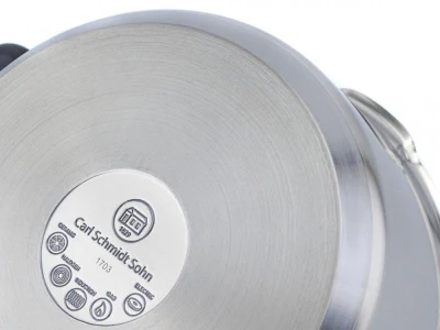 Cs Solingen Hrnec s cedící poklicí nerez Aron 24 cm