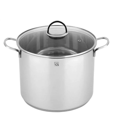 Cs Kochsysteme Hrnec s poklicí nerez 40 cm / 50 l TRIER
