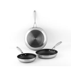 Cs Solingen Pánev nerezová s nepřilnavým povrchem Triply DuraMax 24 cm