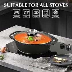 Cs Solingen Pekáč s mramorovým povrchem a dochucovací poklicí Marburg 32cm