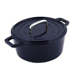 Cs Solingen Pekáč s poklicí litinový kulatý se smaltovaným povrchem ALPEN 24 cm modrá Cs Solingen Pekáč s poklicí litinový kulatý se smaltovaným povrchem ALPEN 24 cm modrá