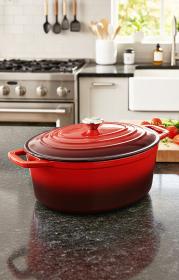 Cs Solingen Pekáč s poklicí litinový Xanten 36 x 22 cm červený