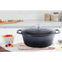 Cs Solingen Pekáč s poklicí litinový Xanten 36 x 28 cm černý