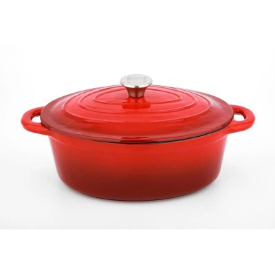 Cs Solingen Pekáč s poklicí litinový Xanten 37 x 22 cm červený