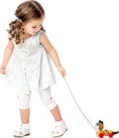 Cubika DŘEVO Baby Kočička tahací na kolečkách (dřevěná hračka)