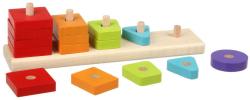 Cubika DŘEVO Baby Třídíme tvary VI 16 dílků navlékací skládačka
