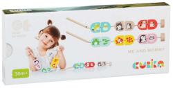 Cubika DŘEVO Navlékací set Naše maminky navlékačka 14 dílků