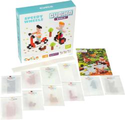 Cubika DŘEVO Pixel Stavebnice 3D Rychlá kola 200 dílků 1x1cm