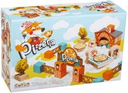 Cubika DŘEVO Pizzeria 30 dílků s kartonovými doplňky (stavebnice)