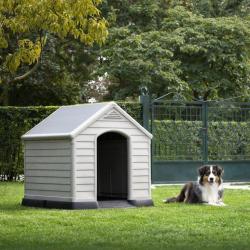 Curver Bouda pro psy Dog House šedá