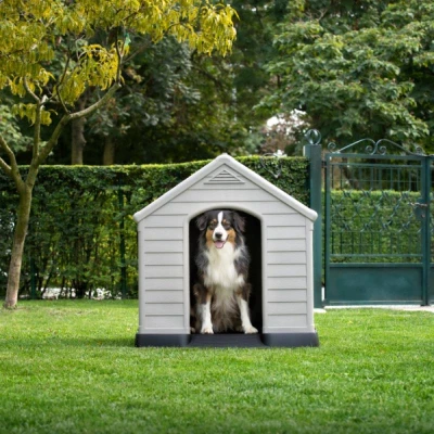 Curver Bouda pro psy Dog House šedá