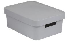 Curver Box Infinity 11L s víkem světle šedý Curver Box Infinity 11L s víkem světle šedý