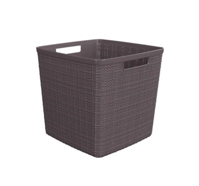 Curver Box Jute Cube 17L šedý Curver Box Jute Cube 17L šedý