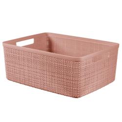 Curver Box Jute M 12L růžový