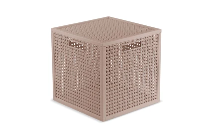 Curver Box Kaya kostka s víkem pudrový