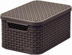 Curver Box Style S 6L s víkem tmavě hnědý Curver Box Style S 6L s víkem tmavě hnědý