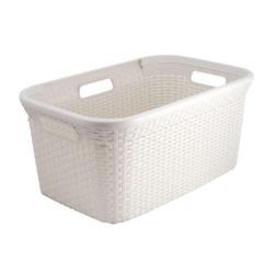 Curver Koš na čisté prádlo RATTAN 60x40x24cm PH KRÉM