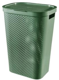 Curver Koš na prádlo Infinity Dots 60L zelený