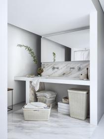 Curver Koš na prádlo Jute 46L béžový