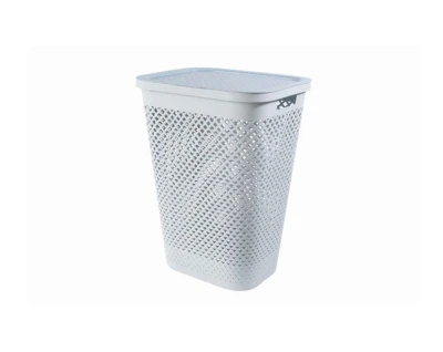 Curver Koš na prádlo Pure 55 l modrý s víkem